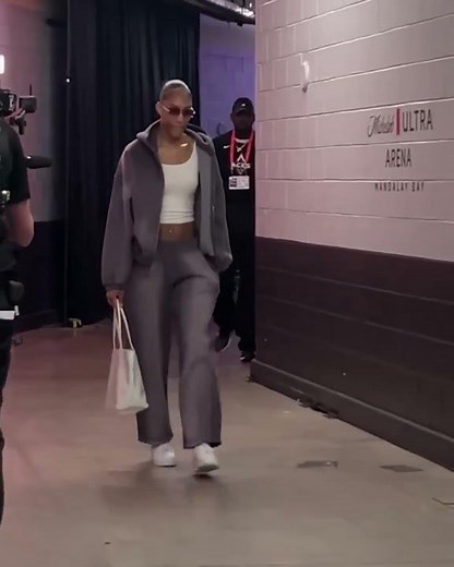 A'ja Wilson is bringing the vibes before Game 2 of the WNBA Finals ☀️