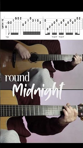 [Tab] Round Midnight - arr. Baden Powell