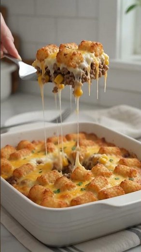Cheesy Tater Tot Casserole