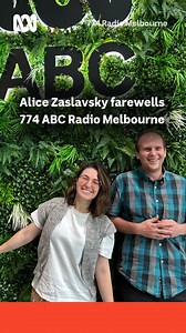 20K views · 158 reactions | Alice Zaslavsky listens back to some of the highlights from her time hosting Saturday Breakfast, as she hangs up the headphones and farewells 774 ABC Radio Melbourne. Alice's official last show will be on Christmas day from 10am to 1pm. Tune in via the ABC listen app: https://ab.co/ABCListenApp #774ABCMelbourne | ABC Melbourne | Facebook