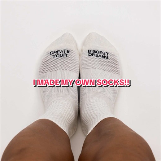 Over a year ago I had an idea: what if the socks you put on every morning give you a bit of inspiration? I thought that would be cool, but then I realized a single message would get boring quick. So I figured out a way to have a DIFFERENT inspirational message pop up every time you put on a new pair of socks and CREO SOCKS WERE BORN! As soon as I realized I could do this I set out to manufacture them. Many test pairs and a year or two later these socks are now available for purchase! You get 3 p