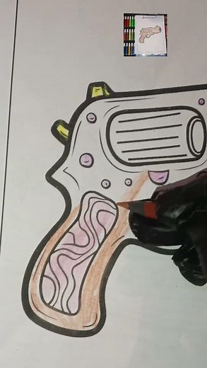 🔫 Amazing Gun Drawing Tutorial | Easy Step-by-Step Sketch for Beginners ✏️🎨