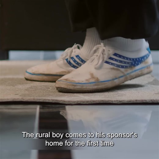 Rural Boy's First Visit to Sponsor's Home