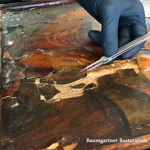 2.3M views · 24K reactions | The Restoration of Ave Maria Narrated Version Credit: Baumgartner Fine Art Restoration | Greece High Definition | Facebook