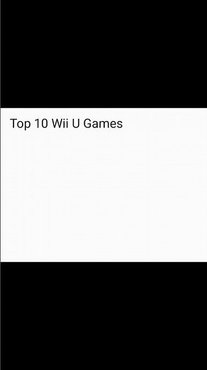 Top 10 Wii U Games