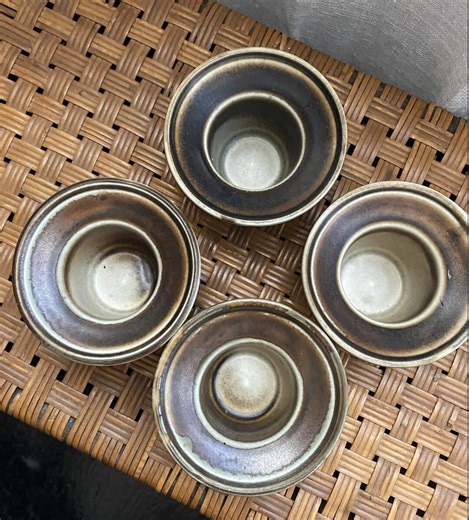 Photophores vintage en grès Porsgrund Norway | Lot de 4 - Etsy France