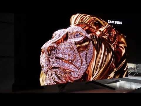 Samsung 38 inch MicroLED (most likely footage of a prototype from Shanghai TAS2024)