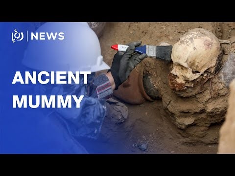 Gas workers uncover 1,000-year-old mummy in Peru