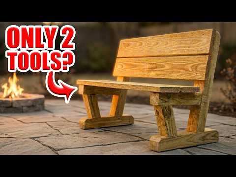 30 Minute Outdoor Bench [DIY Plans]