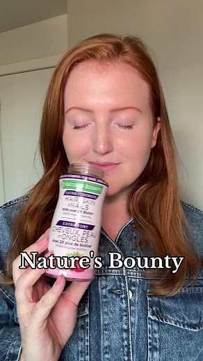 The only daily vitamin I never forget to take! 🍓 #NaturesBountyBeauty #ad #itsinyournature #youarebountiful #naturesbountyca