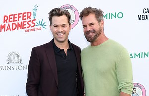 Andrew Rannells & Tuc Watkins Still Going Strong, Hit the Red Carpet Together for a Musical Date Night!