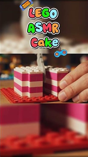 Lego ASMR Cake | Click & Cut Sounds #asmr #lego