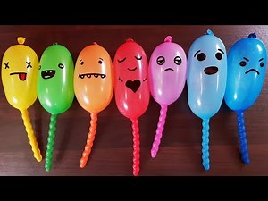 Making Crunchy Slime With Funny Balloons - Satisfying Slime Video