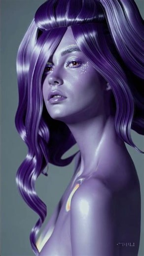Violet Veil #digitalart