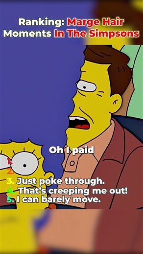 💇‍♀️ Ranking: Marge Hair Moments In The Simpsons! 💙