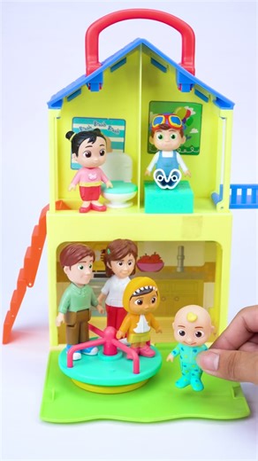 Unboxing and Review Cocomelon and Pop n' Play House Deluxe Playset | ASMR Video