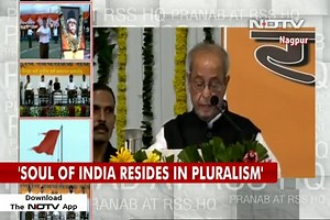Video | Soul Of India Is Pluralism, Tolerance: Pranab Mukherjee At RSS Event