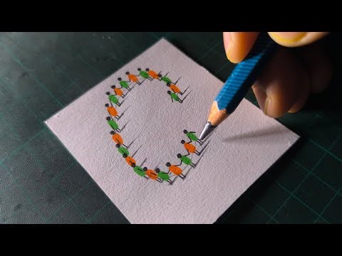 "Master 3D Lettering: Step-by-Step Guide to Draw a Stunning 3D Letter C with Pencil!"