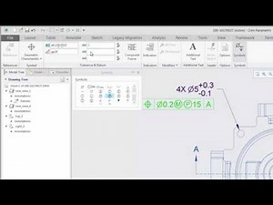 New to Creo 4.0 : Flexible Tolerance and Datum for Geometric Tolerances GTOLS
