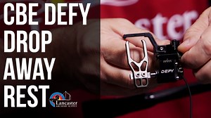 1.4K views · 45 reactions | CBE Defy Rest: https://bit.ly/3AjE7Dy The Custom Bow Equipment Defy drop-away rest is a precision-built arrow rest that operates by tying a cord into the down cable in a compound bow. It can be cocked in the up position for total arrow containment until the shot. Micro adjust knobs are provided for windage and elevation. | Lancaster Archery Supply | Facebook