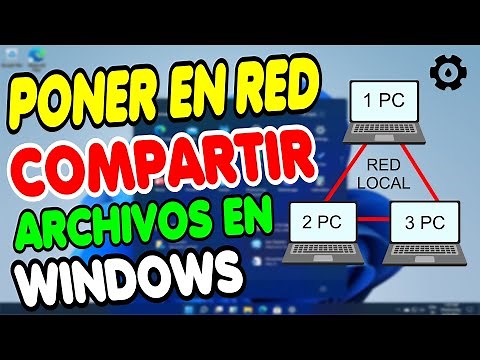 Como PONER en RED PC Y COMPARTIR ARCHIVOS (Crear Red Local) WINDOWS 10 Y 11✅