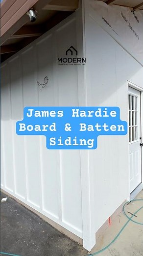 Board & Batten Siding Style with James Hardie Fiber Cement Materials