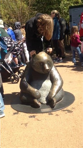 Rzrbubs hitting a combo on a panda at the zoo