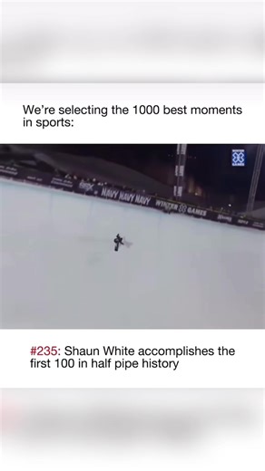 Shaun White's Historic Perfect 100 in Halfpipe