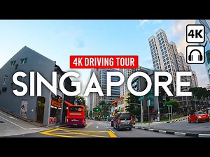 SINGAPORE 2024 🇸🇬 4K Driving Tour Downtown City Center to Changi Airport