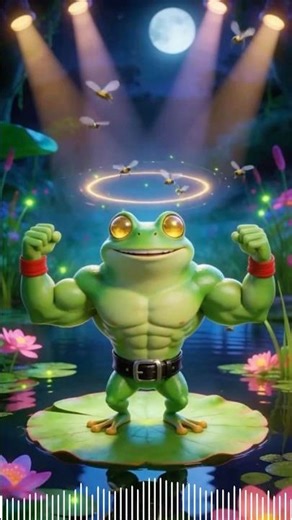 Ribbit Ribbit | Lily Pad Legend Muscle Frog |#shorts