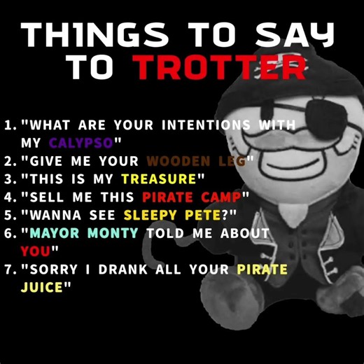 Things to say to Trotter | #blocktales #roblox