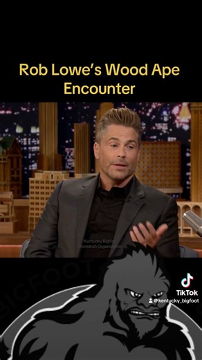 Rob Lowe had a close encounter with a Wood Ape. Fear of ridicule is the number one reason why people choose not to share their encounter. And yet we are now seeing more people than ever come forward. Times are changing and the #truth is coming out 👣 #roblowe #jimmyfallon #thetonightshow #woodape #bigfoot #ozarks #paranormal #storytime #creepy #celebrity | Kentucky Bigfoot Research Organization