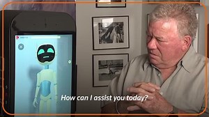 William Shatner, Star Trek's Captain Kirk, takes on an AI chatbot