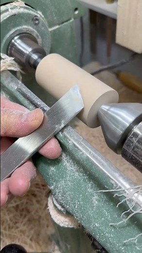 Using a skew turning chisel #Shorts #woodworking #RobCosman