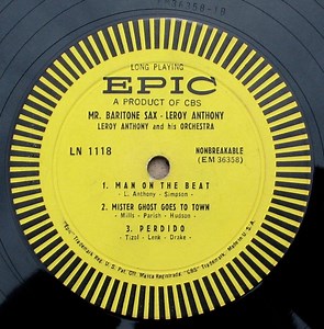 Leroy Anthony And His Orchestra - Mr. Baritone Sax