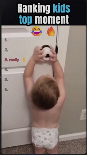 Ranking the wildest kid moments caught on camera 🤣🔥 #shorts #baby #kids #funny #laugh