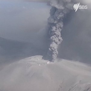 30K views · 293 reactions | Japan's Mount Shinmoedake has erupted, prompting concern from locals. | SBS News | Facebook
