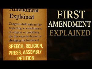 Episode 11: “The First Amendment Explained | Freedom of Speech, Religion & the Press”