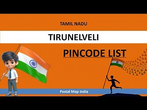 Tirunelveli District Pincode List || TAMIL NADU Zip Codes