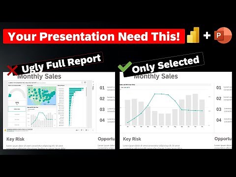 How to Embed a LIVE Power BI Chart into PowerPoint (Step-by-Step Guide)