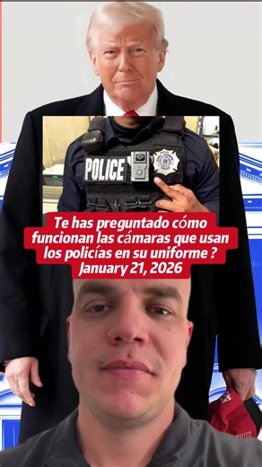 Te has preguntado cómo funcionan las cámaras que usan los policías en su uniforme ? Cuando tienen que encenderla si se activan sola, aquí te lo explico! ##bodycam##camaras##policia##videos##camarapolicial#usa