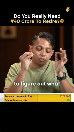 Revealed: Need ₹40 crore to retire in India? 🤔