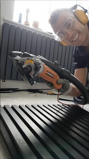 How I cut Wall panels DiY