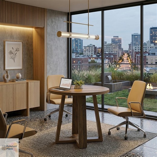 31" Round Farmhouse Dining Table for 4 People. Rustic Brown Kitchen Table With Pedestal Base. Compact Wood Dinner Table for Small Spaces. - Etsy