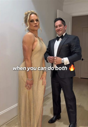 Wifey and I are outside tonight for my party in benefit of my foundation, The Morales Foundation. Doesn’t she look great 😍🔥 #houstontexas #ootd