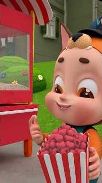 Rainbow popcorn is yummy yummy | Rosoo - Baby Songs #kidssong #nurseryrhymes #foryou #shorts