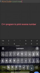 c++ program for print reverse of the number