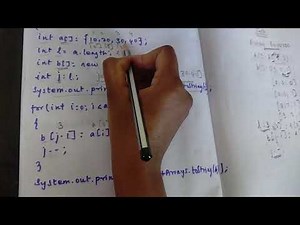 Java program to reverse an array in Tamil| Java interview programs in Tamil| Array reverse Tamil