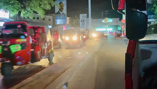 The street of Mogadishu, Somalia 🇸🇴 at night | GREAT AFRICA