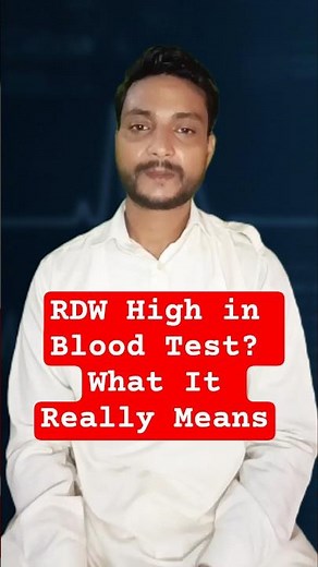 RDW 15.70 - Iron Deficiency or Something Worse? #bloodtest #diagnosis